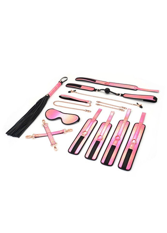 БДСМ-набор Vivid Sakura 8 Pieces Set, 8 аксессуаров, экокожа на бархатной основе Liebe Seele (339865842)