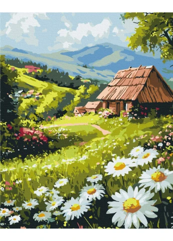Набор картин по номерам гармония природы 2 шт 40х50 см BS545 Brushme (392266893)