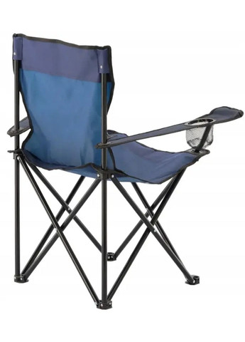 Карповое кресло  для рыбалки туристическое, синий. Стул с удобной спинкой и подлокотниками Gardenline LEZ7150 (345707516)
