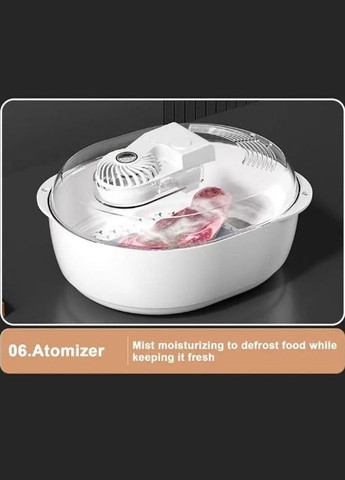 Лоток для размораживания домашних продуктов 6 в 1 белый (2103354305) No Brand (329194457)