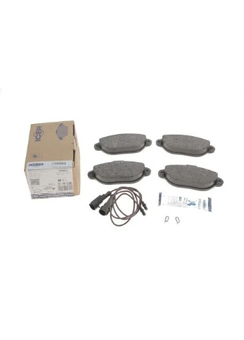 Колодки тормозные (передние) Fiat Punto 93-00/99-10 (+датчики) 180953 RU63 No Brand (339647134)
