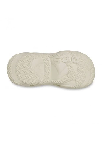 Бежевые кроксы платформа Crocs