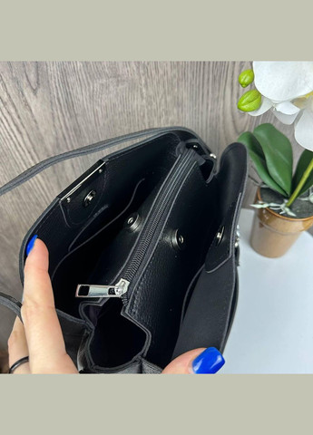 Жіноча замшева міні сумочка на плече стиль Guess, чорна сумка для дівчат Гесс No Brand (334730868)