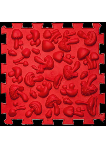 Масажний килимок Ортек Динозаври Пазли 10 ел. + 6 Трикутників 28x28 см Ortek (372128952)