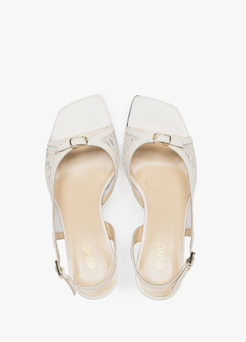 Босоніжки, колір молочний Estro (337470231)