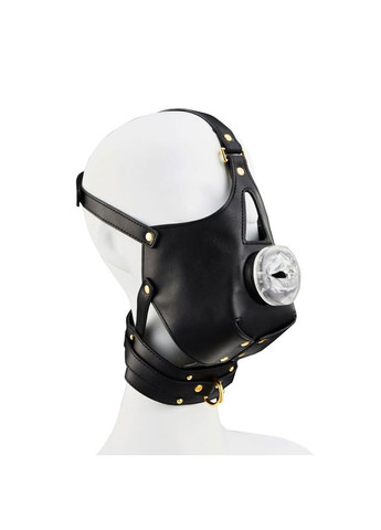 Маскасбруя для орального секса с поводком SEVANDA Blowjob Head Muzzle with Leash Lockink (305831463)