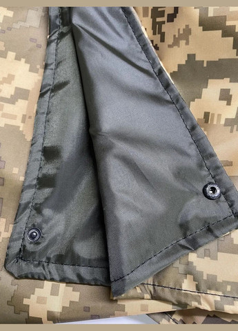 Плащ пончо тактичний військовий водонепроникний подвійний захист камуфляжний пончо піксель No Brand (301083226)