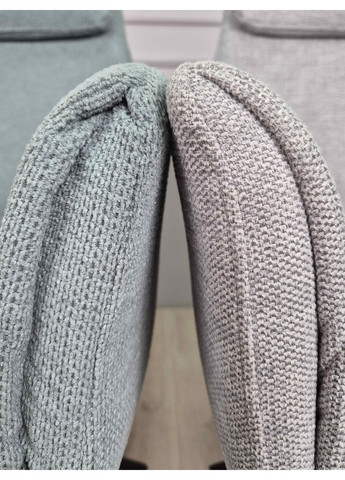 Стілець з обертом 180° Adrian чорний каркас / Ментолова тканина Intarsio (372178476)