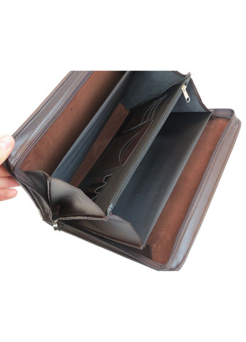 Деловая папка Амо из искусственной кожи коричневая Amo (361157337)