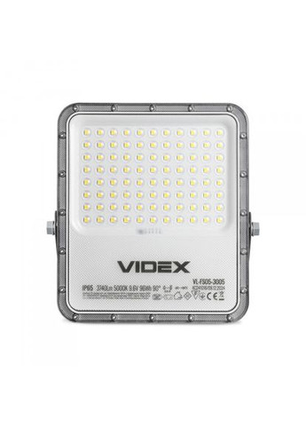 LED прожектор автономний VL-FSO5-3005 3740Lm 5000K Videx (361067567)