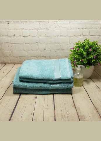 Aisha Home Textile полотенце махровое aisha - 50*90 (400 г/м²) бирюзовый производство -
