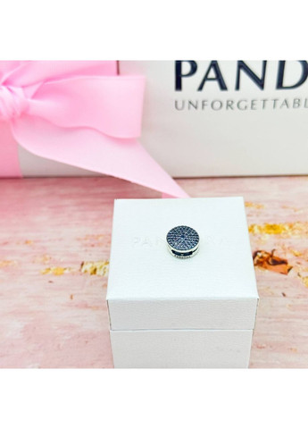Серебряный шарм-клипс Пандора "Синий кристалл" Reflexions 797583C01 Kabluchka (355348375)