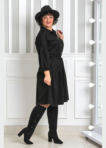 Чорна плаття 14352 Alenka Plus