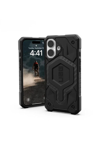 Чохол-накладка Monarch для Apple iPhone 16 Carbon Fiber (114462114242) Urban Armor Gear (370614742)