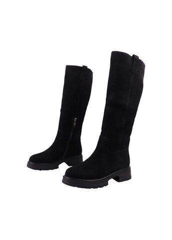 Чоботи жіночі чорні натуральна замша FARINNI 1042-26ZSC (370382032)