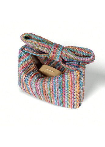 Женская маленькая сумка клатч T-338 разноцветная радужная No Brand (306709465)