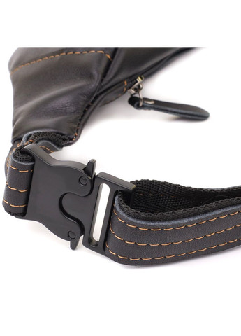 Мужская сумка-бананка из натуральной гладкой кожи 23125 Shvigel (332983789)