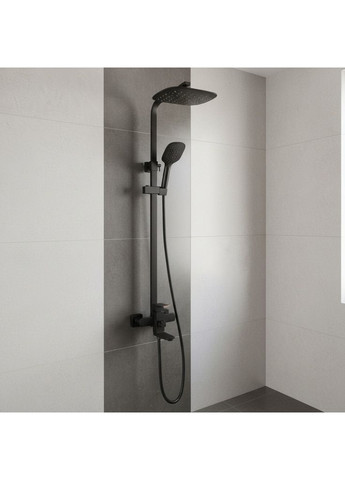 Душевая система черного цвета из нержавеющей стали Kub (370983227)