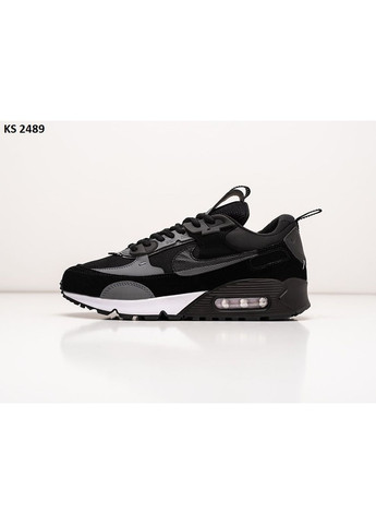 Чорні Осінні кросівки чоловічі nike air max 90 futura black найк аір макс 90 No Brand