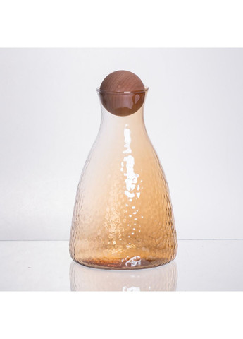 Набор для напитков графин с бамбуковой крышкой и 6 стаканами, 64486-36 Yiwu (370801201)