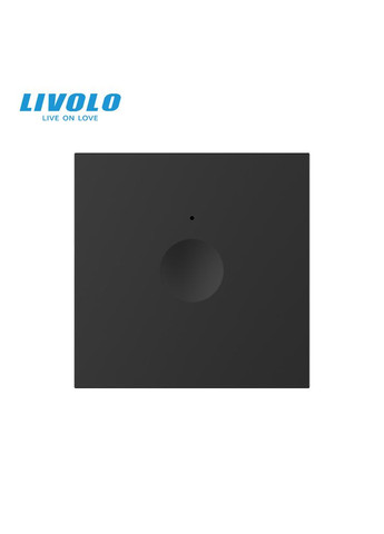 Сенсорний вимикач Sense, чорний, 5А 230В, без нейтралі, модуль без рамки (VL-FC1-2BP) Livolo (370970845)