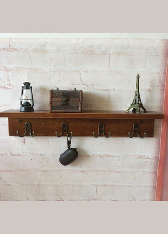 Вешалка для одежды из дерева Бари капучино (ВДО-003309) No Brand (327867026)