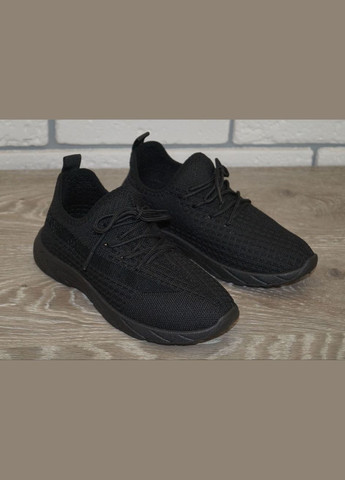 Черные демисезонные кроссовки текстильные izi для мальчика черные Blue Rama