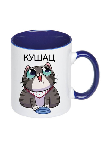 Чашка с печатью "Голодный котик" 330 мл ( ) (24057) No Brand (324805352)