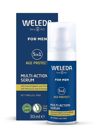 Weleda Мужская сыворотка для лица 5 в 1 30ml (2-1167637) — Крем, Германия (369793768)