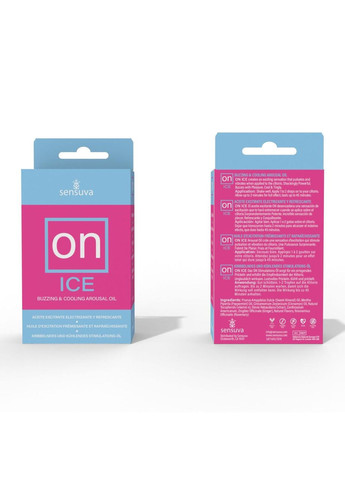 Збуджувальні краплі для клітора – ON Arousal Oil for Her Ice (5 мл) охолоджувальні, до 30 хвилин Sensuva (303895550)