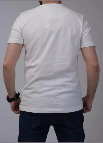 Біла футболка чоловіча з коротким рукавом Hugo Boss Relaxed-Fit Handwritten Logo