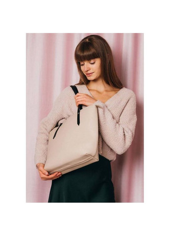 Сумка через плечо женская кожаная шоппер Walker Mini светло-бежевый флотар The Wings (302008267)