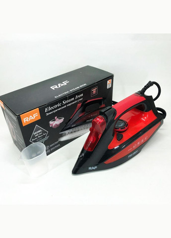 Праска з керамічною підошвою R.1233 потужність 2200Вт 320 мл. Колір: червоний RAF (364663914)