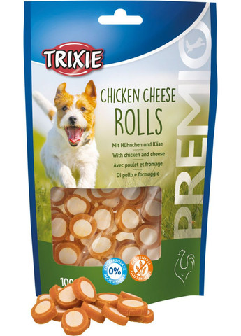 Лакомство Premio Chicken Cheese Rolls для собак роллы с курицей и сыром 100 г Trixie (299722159)
