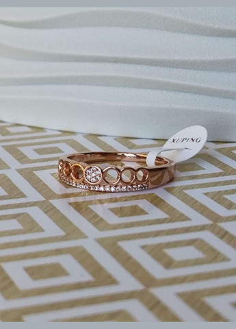 Каблучка ксюпінг xuping позолота медичне золото корона Xuping Jewelry (337114075)