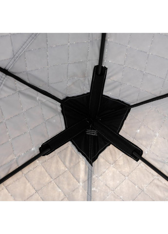 Зимовий намет Куб утеплений 3-х місний для риболовлі та туризму чорний двошаровий для активного відпочинку ProDobro (370432390)