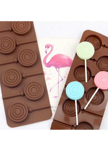 Силиконовая форма для леденцов и конфет на палочке "Спираль" Kitchen Master (350884010)