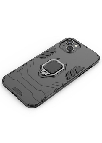 Чехол бампер Ring Armor для Apple iPhone 15 Plus - Black Primolux (332994161)