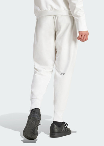 Белые спортивные демисезонные брюки adidas