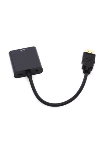 Переходник HDMI M –> VGA F (с аудио интерфейсом), кабель 20см. OEM China (352528268)