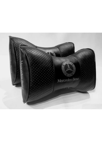 Подушка підголівник MERCEDES BENZ чорний 2шт No Brand (361149139)