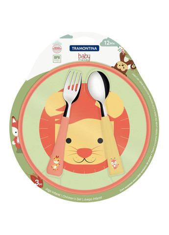 Дитячий набір Baby Friends, 3 предмети (6710901) Tramontina (316390976)