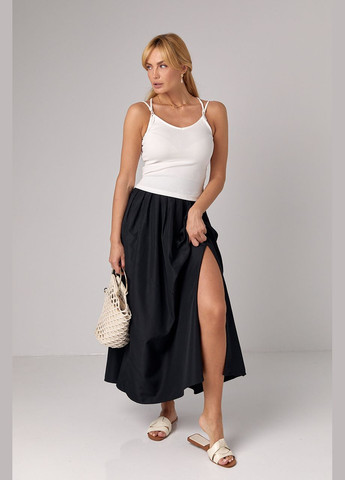 Женская майка в рубчик с двойными бретелями Liton — 296469651