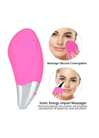 Щітка для очищення обличчя, масажер Sonic Facial Brush No Brand (294207219)