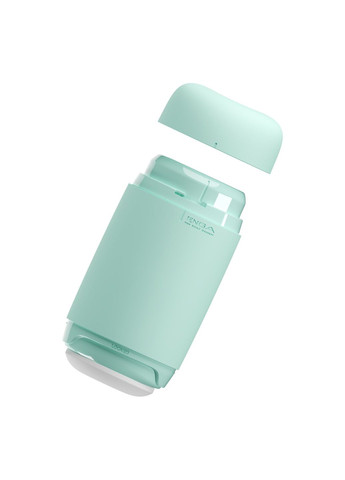 Мастурбатор PUFFY MINT GREEN, ультрамягкий материал, многоразовый, сквозной Tenga (296492295)