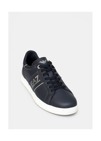 Синие демисезонные кеды Emporio Armani