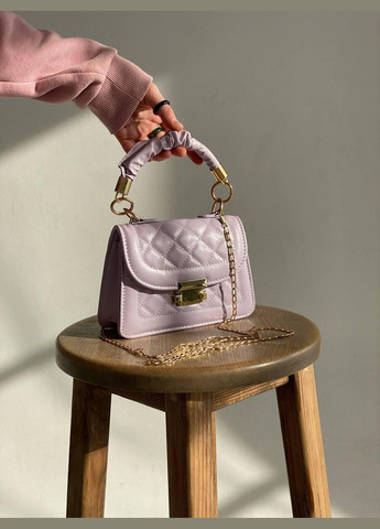 Жіноча сумка з ручкою крос-боді через плече на ланцюжку фіолетовий пурпурний No Brand (296008176)