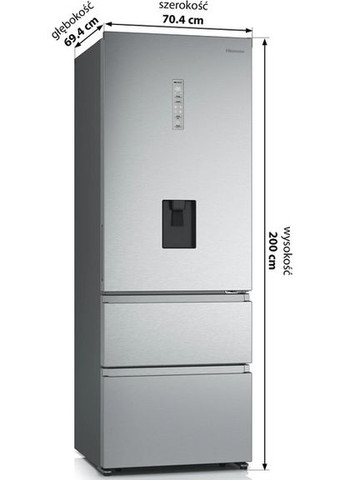 Холодильник RT641N4WIE1 (BCD-456WYR) Hisense (301866593)