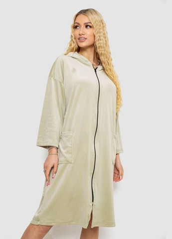 Халат женский велюровый на молнии Ager 238R101 (327797782)