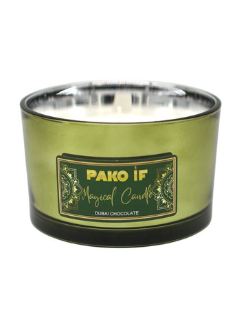 Свеча в стакане Pako Magical Candle Dubai chocolate 13×8 см PAKO-IF (368774446)